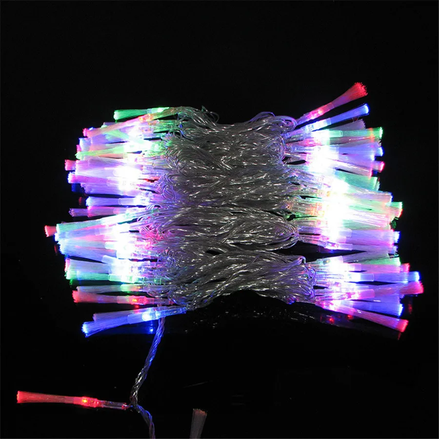 

10M 100 Led String light Christmas Decoration Dandelion Optic Fiber Fairy String Lamp Romantic Atmosphere Party Wedding Navidad