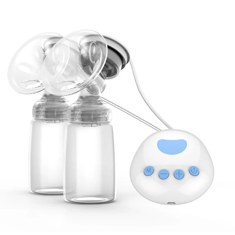 Real Bubee Bilateral Electric Breast Pump pump Milking machine High suction automatic massage | Мать и ребенок