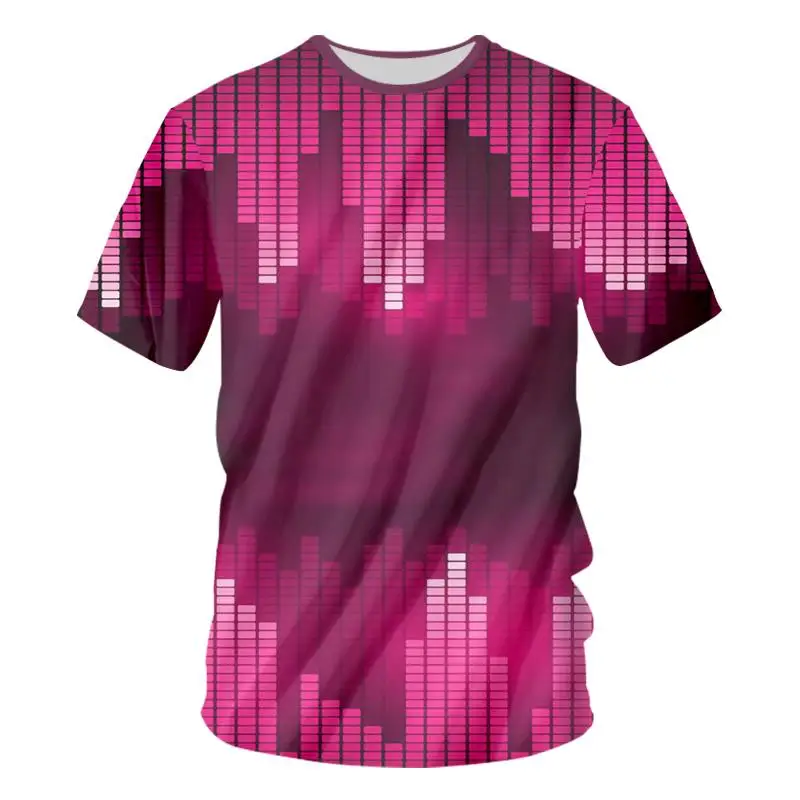 

2018 Factory Sale Fake Sound T Shirt Flashing Equalizer EL T-Shirt Men Rock Disco Party DJ T Shirt