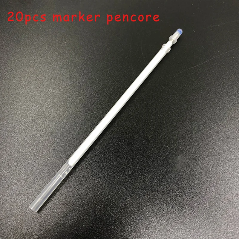 20pcs pen core 10 шт. новейшая ручка-маркер для бровей аксессуары для татуировки микроблейдинг тату хирургическая Ручка-маркер для перманентного макияжа - Цвет: 20pcs pen core