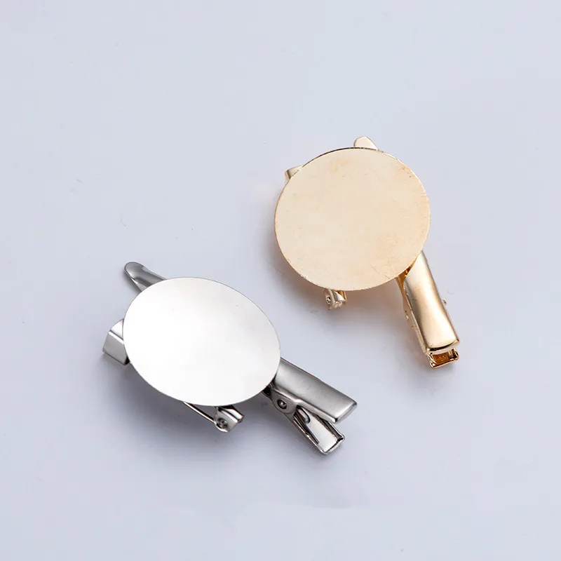 

10pcs/lot Metal Gold Sliver Round Brooch Base 25 Mm Flat Back Brooch Tray with Brooch Clip Base Pin Blank DIY Jewelry Findings