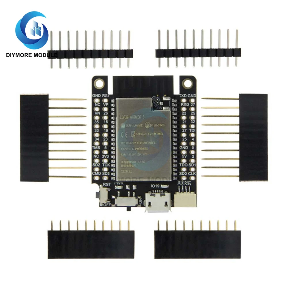 Micro USB T7 V1.5 Mini 32 ESP32-WROVER-B PSRAM Wi-Fi Bluetooth модуль 4 Мб QSPI Flash двухъядерный 32-битный