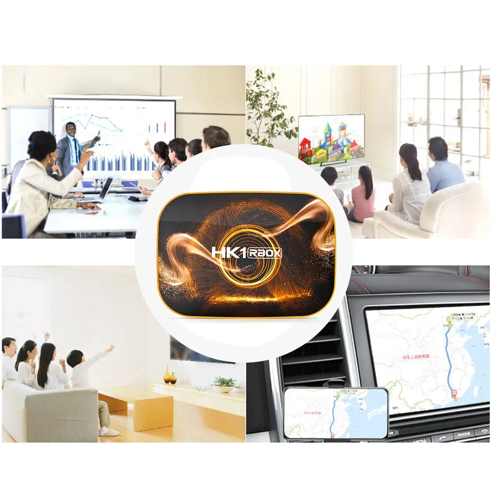 

Android tv box Android 10 HK1 RBOX RK3318 4k Dual Wifi Media player smart tv box tv Set top box android tv consoles