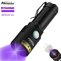 alonefire x901uv 365nm 10w uv flashlight ultraviolet usb rechargeable ultra violet torch urine detector cats pet stains scorpion