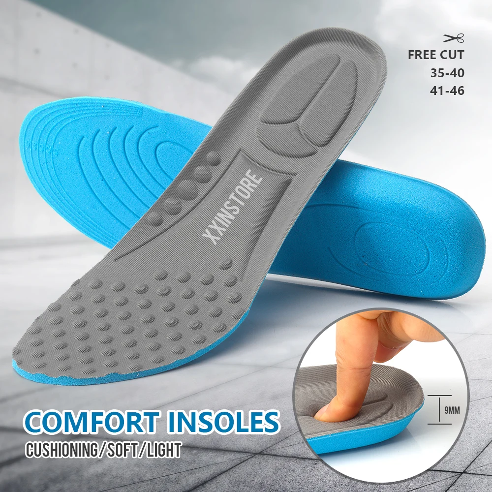 , Full Length Massage Cushion Insoles Boot Replacement Inser