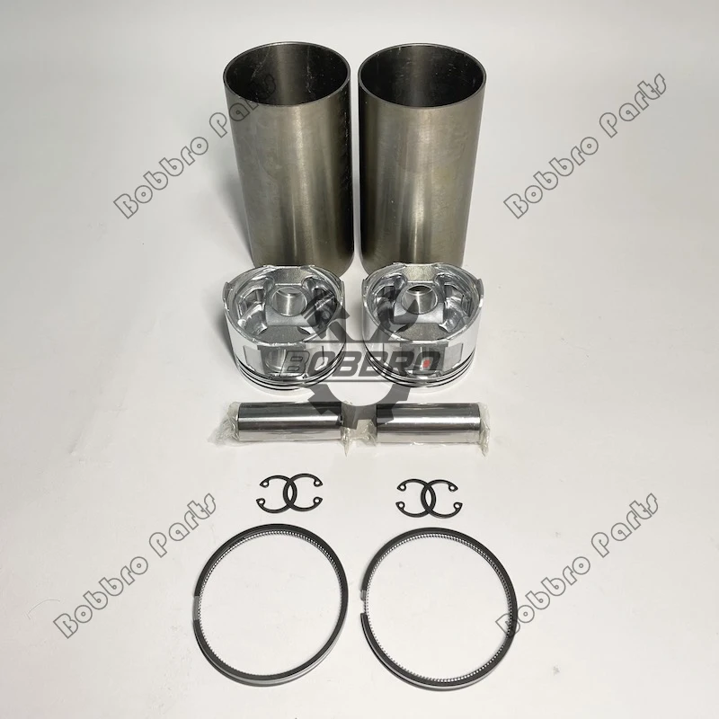 

2TN66 2TN66L 2TN66E Liner Kit Piston With Ring For Yanmar KOBELCO Mini Excavator SK007-1/-2/-3