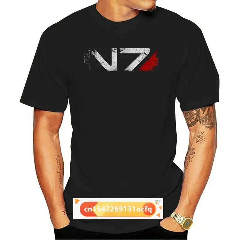 

Official Mass Effect N7 Logo T Shirt Men Women TEE Shirt Vintage Graphic