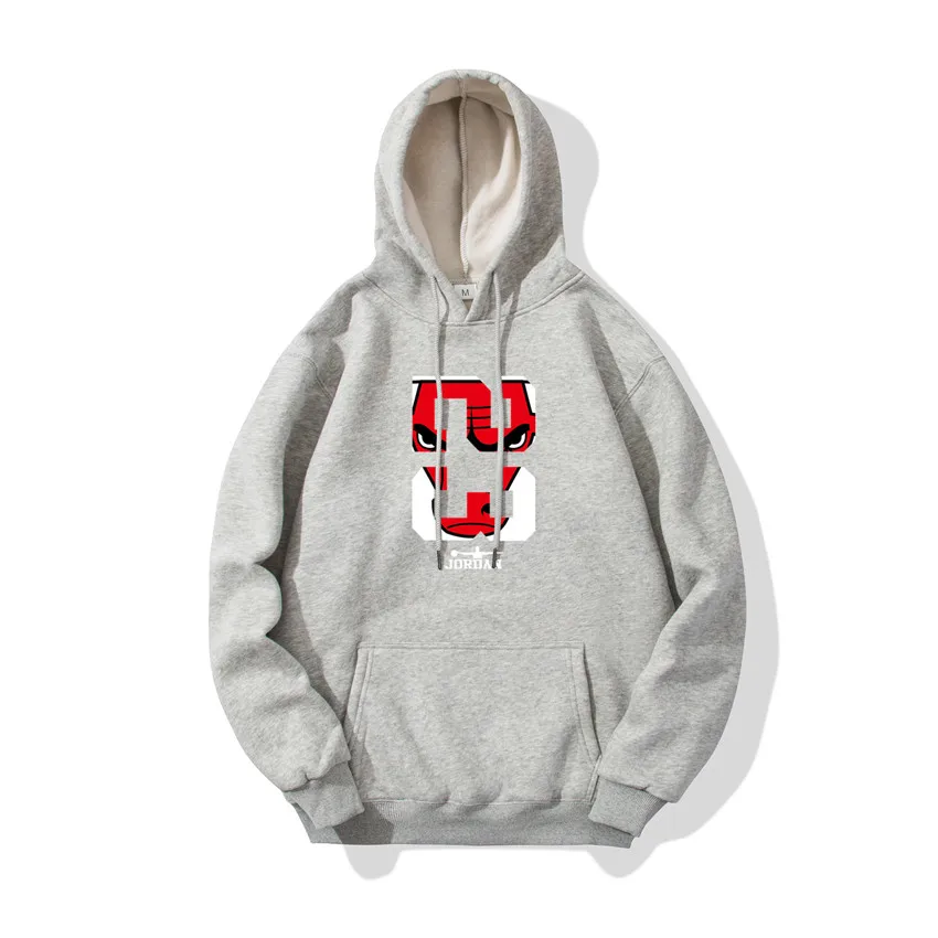 Толстовка мужская с капюшоном модная повседневная спортивная одежда свитшот