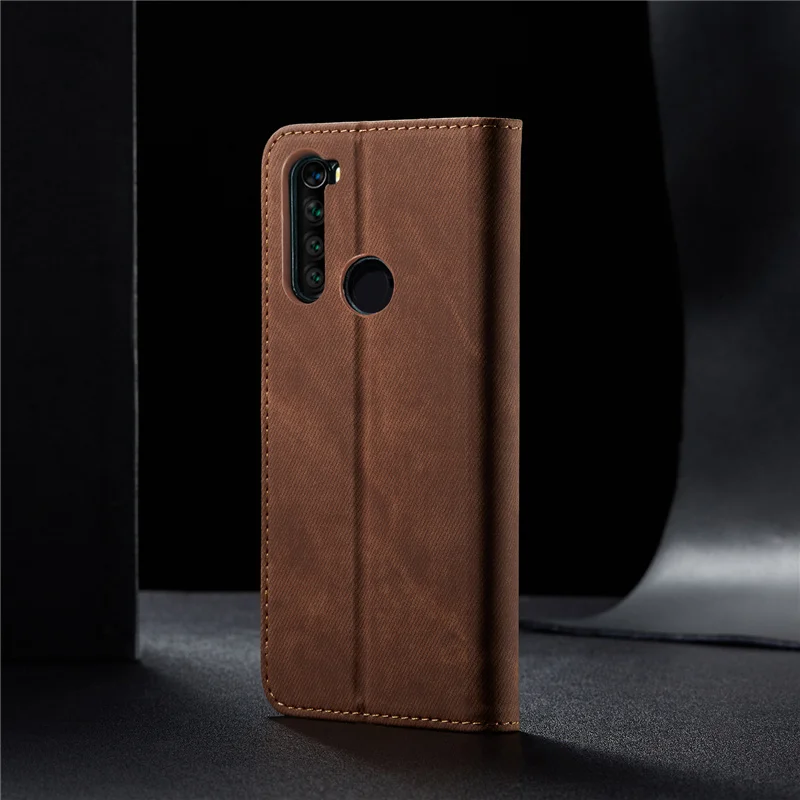 Ретро флип-чехол для Xiaomi Redmi Note 8 T, чехол из джинсовой ткани с подставкой и кошельком, задняя крышка для Redmi Note 8 Pro Note8T Fundas