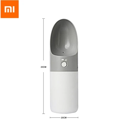 Xiaomi ROCKET чашка с домашними животными портативная чашка для собак Бутылка Спорт на открытом воздухе путешествия собака миска для питьевой воды диспенсер подачи умный контроль - Цвет: gray 210ml