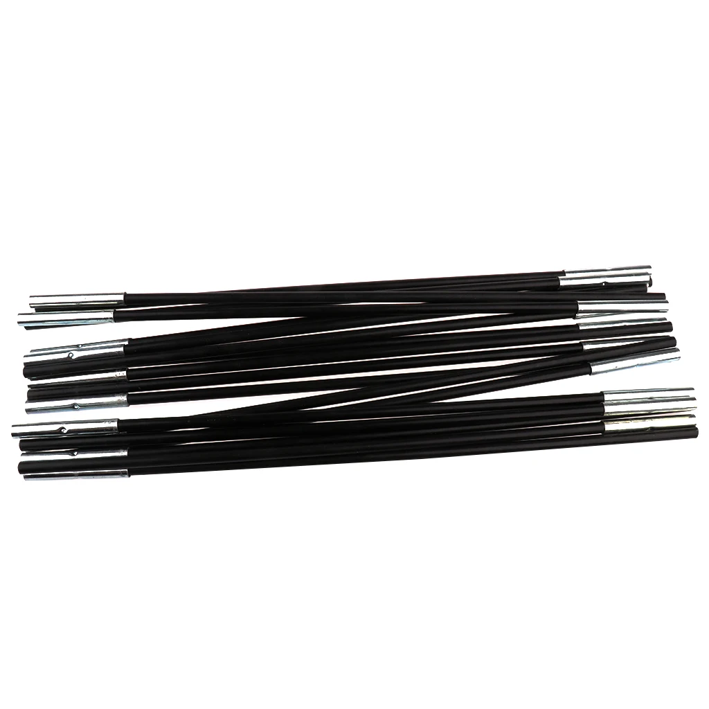 

2 Pieces Fiberglass Camping Tent Poles Replacement Kit Accessories