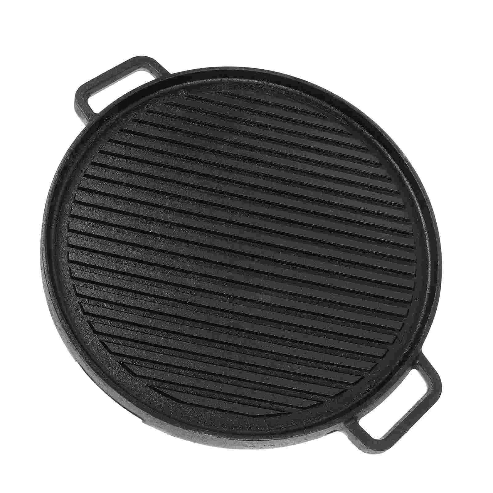 

1pc Non-stick Barbecue Pan Practical Barbecue Plate Barbecue Tray BBQ Tool (Black)