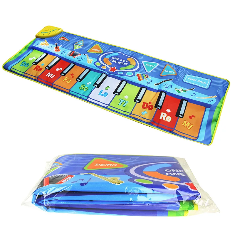 

130*48cm Multi-Function Music Blanket Children's Musical Instrument Toy Large Game Blanket Crawl Pad