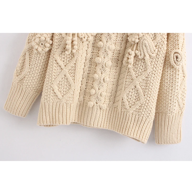 

Stylish Khaki Criss Cross Sweaters Women Fashion Autumn Winter O Neck Pullovers Elegant Ladies Loose Jumpers