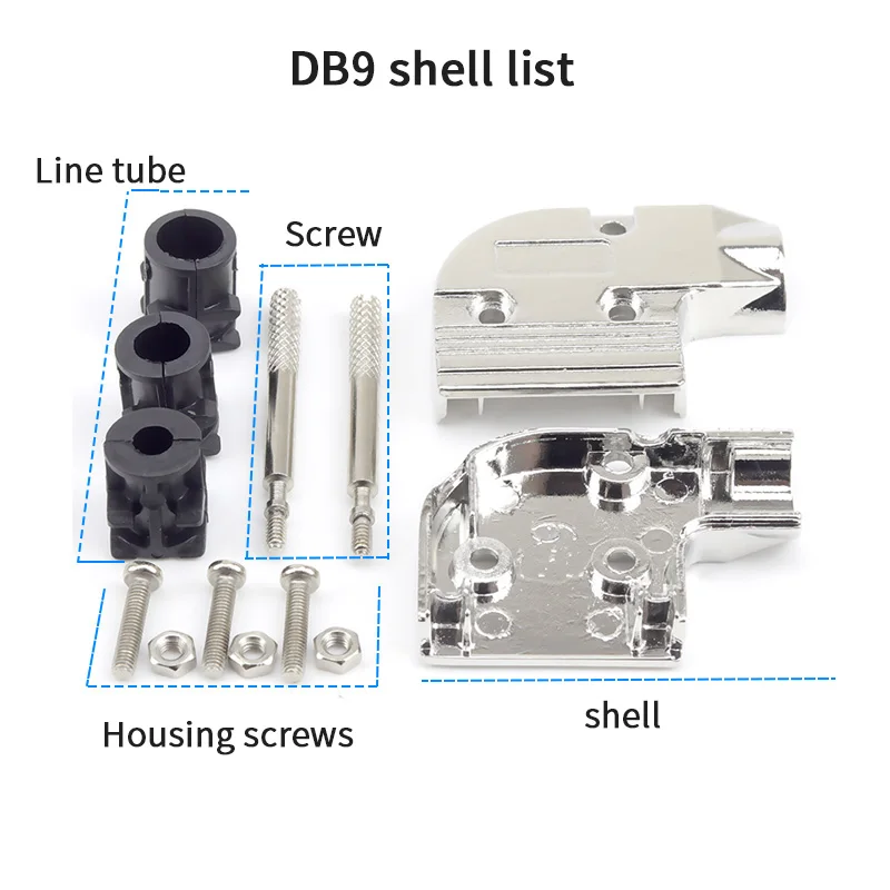 2 шт. DB9 Женский Мужской rs232/rs485 com разъем ПК Аксессуары соединители D-sub RS232 9pin