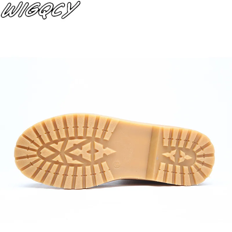 

2019 female shallow mouth round head artificial leather Women boots quality women's boots winter warm boots zapatos de mujer