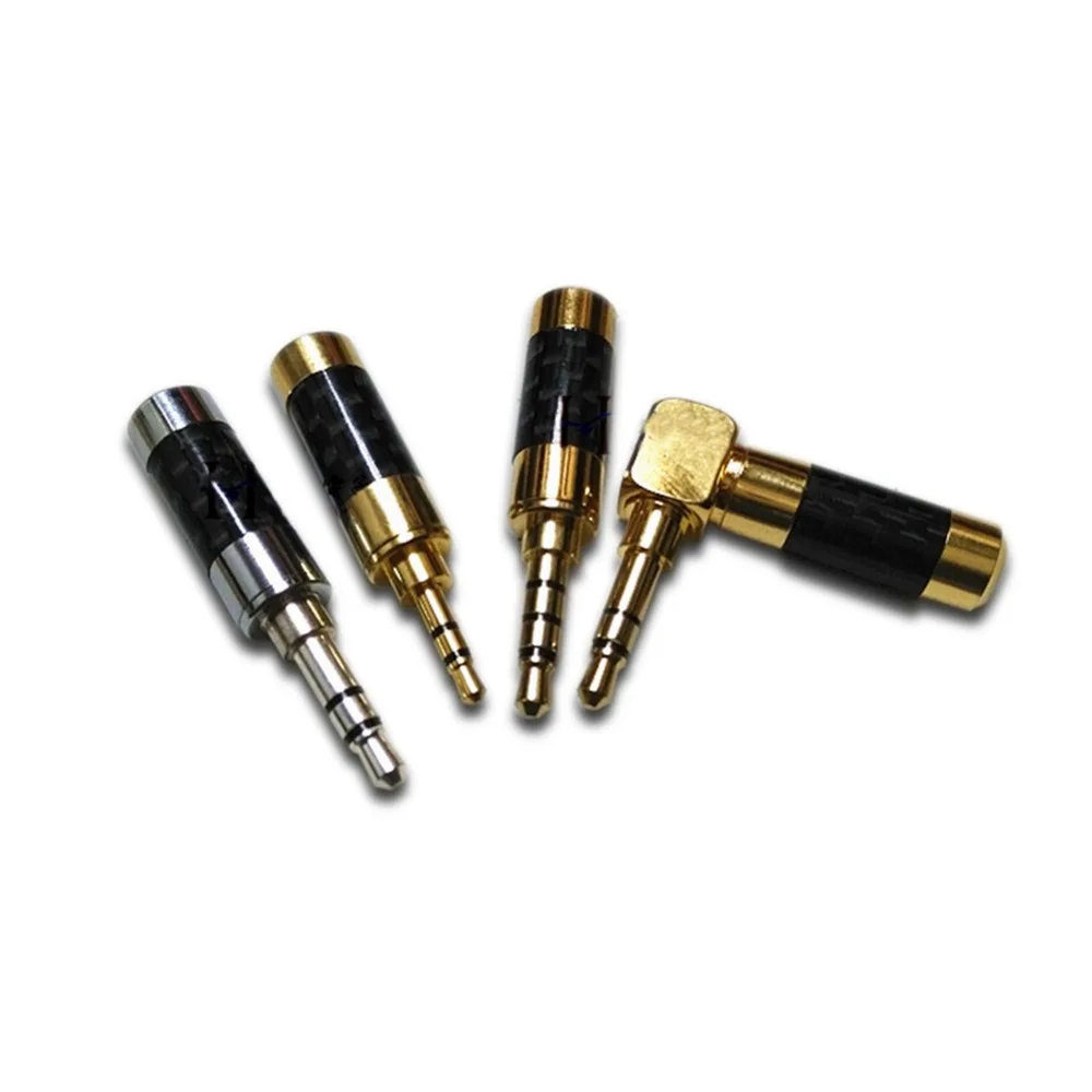 2PC 3.5mm Jack Connector Speaker Gold Plated Headphone Plug AUX Audio 3 Pole stereo Earphone Adapter | Электроника
