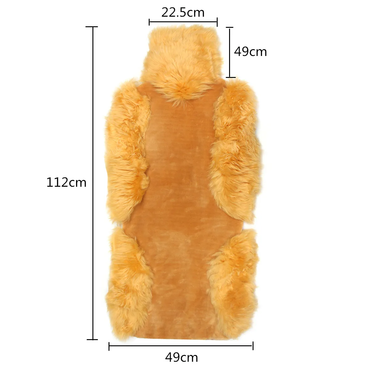 

Universal Car Seat Cover Plush Fur Front Seat Cushion Automobile Winter Warm Front Row Seat Slipcover Car Interior Accessories