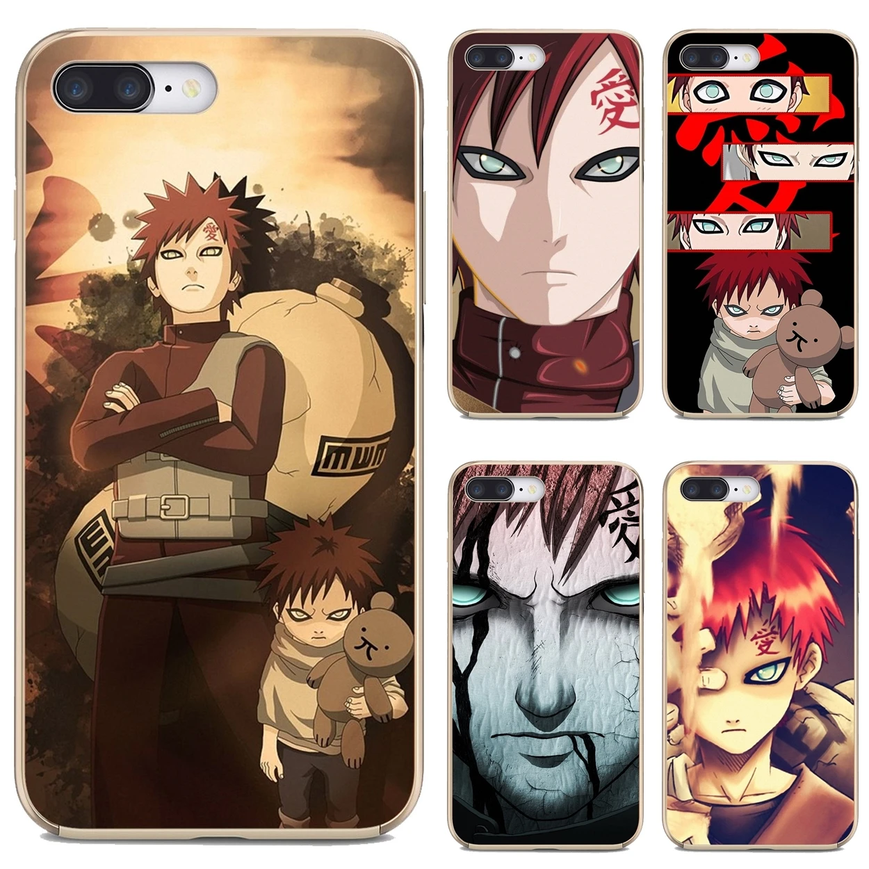 

Silicone Case Cover Anime-Naruto-Gaara For Apple iPhone 10 11 12 Pro Mini 4S 5S SE 5C 6 6S 7 8 X XR XS Plus Max 2020