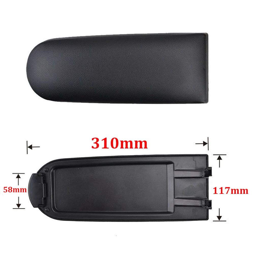 

Pu Leather Car Center Console Seat Armrest Box Cover For Seat Ibiza 6J Seat Toledo Arm Rest Cushion Pad Armrest Box Protective