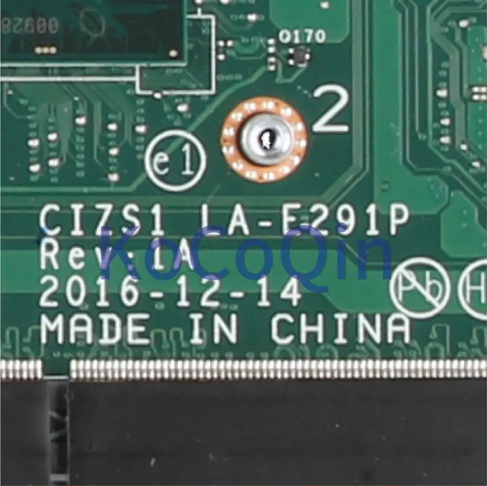 for lenovo yoga 370 sr2zv i7 7500u notebook mainboard cizs1 la e291p laptop motherboard free global shipping