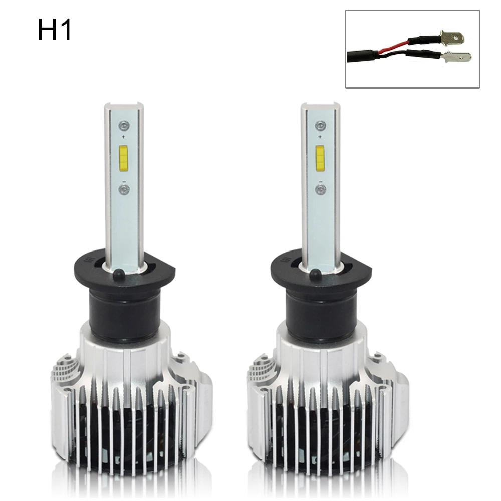 Мини Размеры светодиодный H7 H4 фары лампы H8 H9 H11 Автомобильные фары D2S D2R D1S D3S D4S D4R 8000LM 72 Вт 6000 К 24V мотоциклов вспомогательная лампа