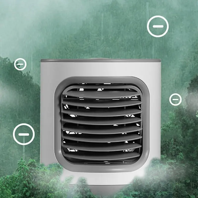 

4000mAh Anion Fan Air Purifier USB Charging Purification Fan Cooler for Household Office Use
