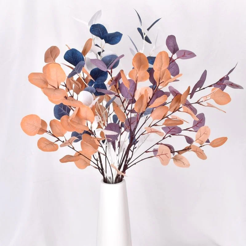 

90cm Long, High Quality, Artificial Green Apple Leaf, Home Bedroom Decoration DIY, Hotel, Wedding, Party Vase Flower Arrangement