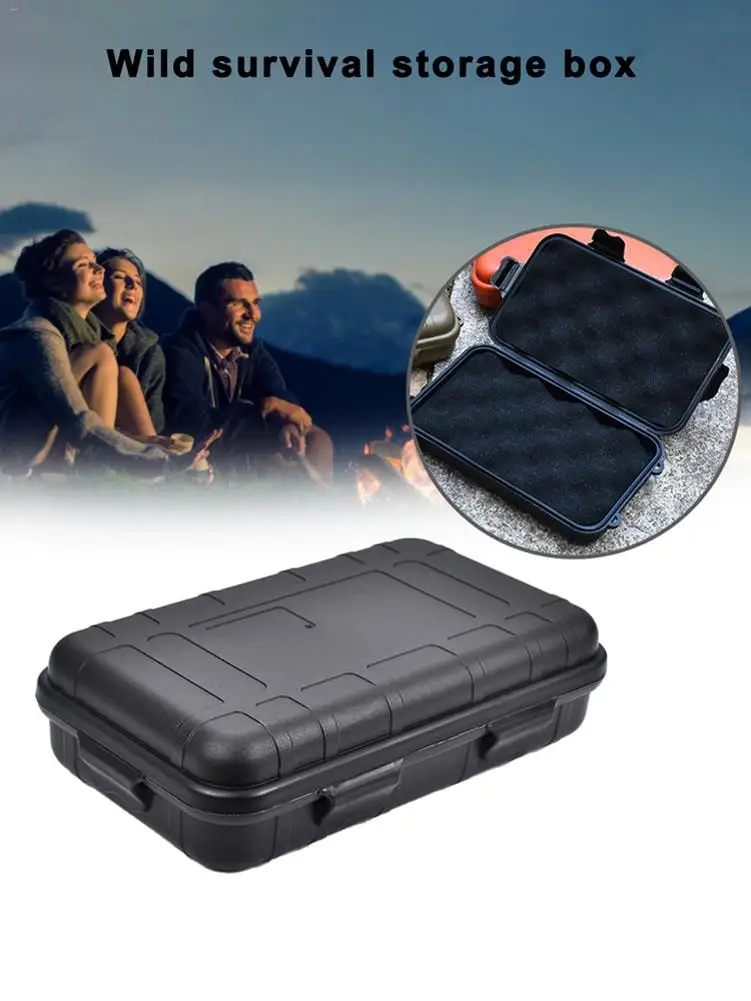 

Oversized EDC Outdoor Survival Tool Storage Box Shockproof Waterproof Box Sealed Box Wild Survival Storage Box