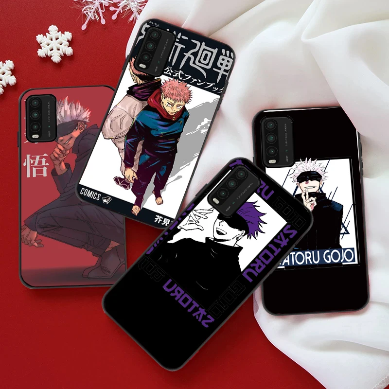 

Jujutsu Kaisen Cartoon Phone Case For Xiaomi Redmi 9T 10X 4G 5G 10XPro Note 10 10Pro 10T 10S 10Pro MAX Funda Coque Carcasa