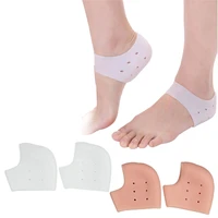 new arriver feet care socks 1pair2pcs new silicone moisturizing gel heel socks cracked foot skin care protectors anti cracking