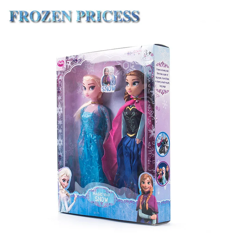 Disney 2 шт./компл. 11 5 дюйма коллекция принцесс Эльзы и Анны из мультфильма Холодное