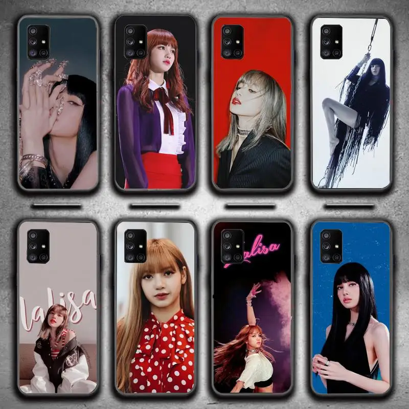 

B-BLACKPINKS LISA Phone Case for Samsung A6 A6S A530 A720 A750 A8 A9 A10 A20 A30 A40 A50 A70 A10S A20S A51 A52 Plus 5G cover