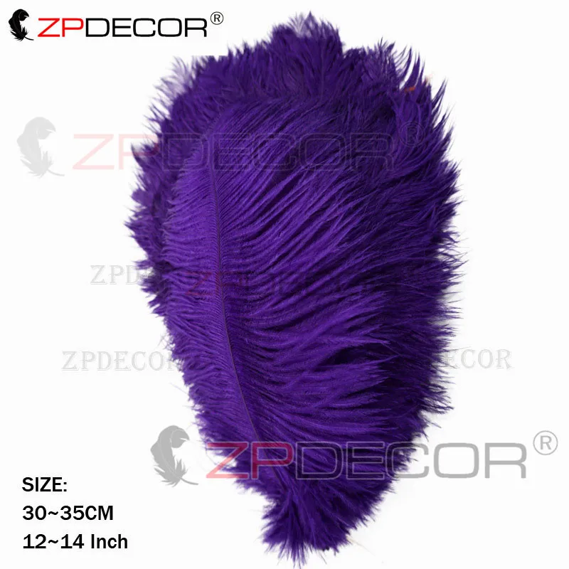 ZPDECOR натуральное высококачественное страусиное перо 30 35 см/12 14 дюймов для