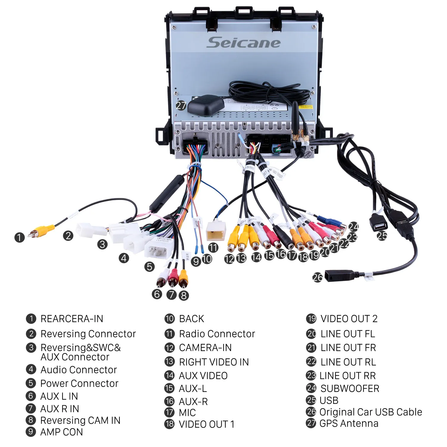 Автомагнитола 8 дюймов Android 1 GPS-навигация мультимедийный плеер для Subaru XV 2018