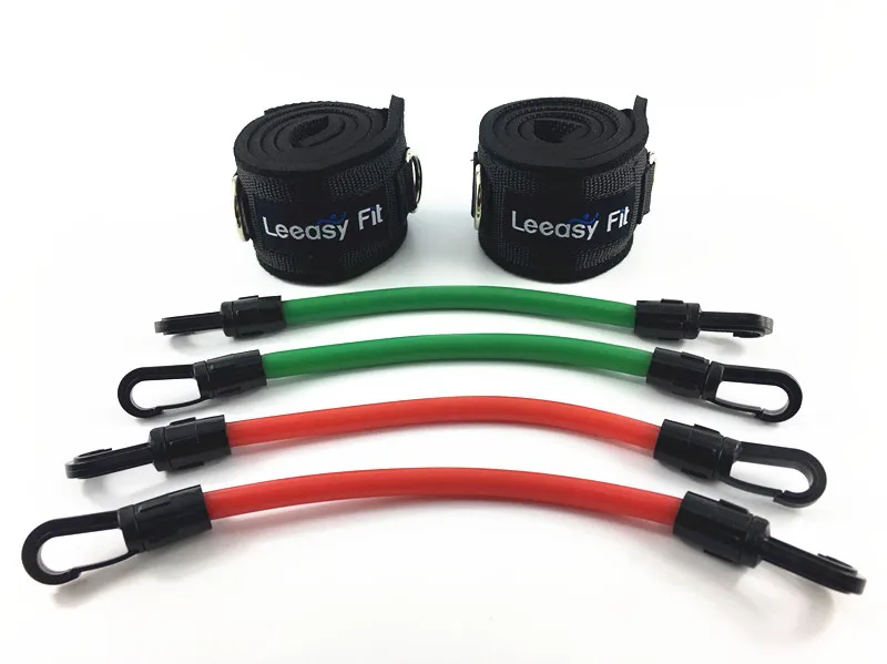 LEEASY фитнес скорость подвижность Эспандеры прочность бег тренировка резиновые ноги тренировки упражнения