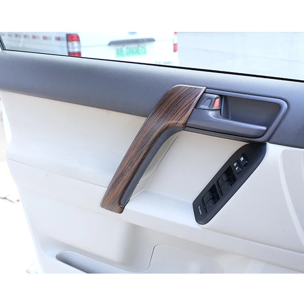 4 шт. сосновая древесина зерна интерьер АБС системы автомобиля Дверная ручка