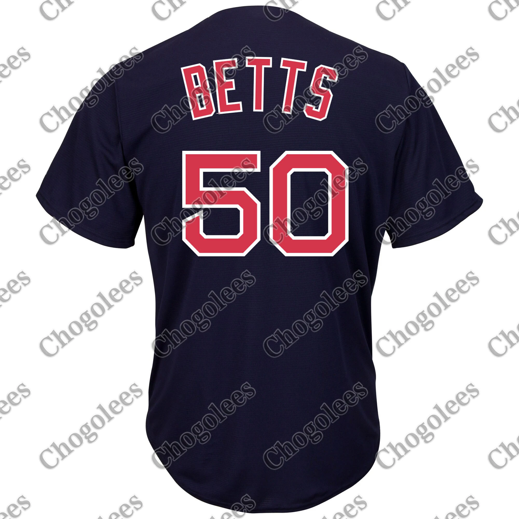 

Baseball Jersey Mookie Betts Boston Majestic Big & Tall Alternate Cool Base Player Jersey - Navy