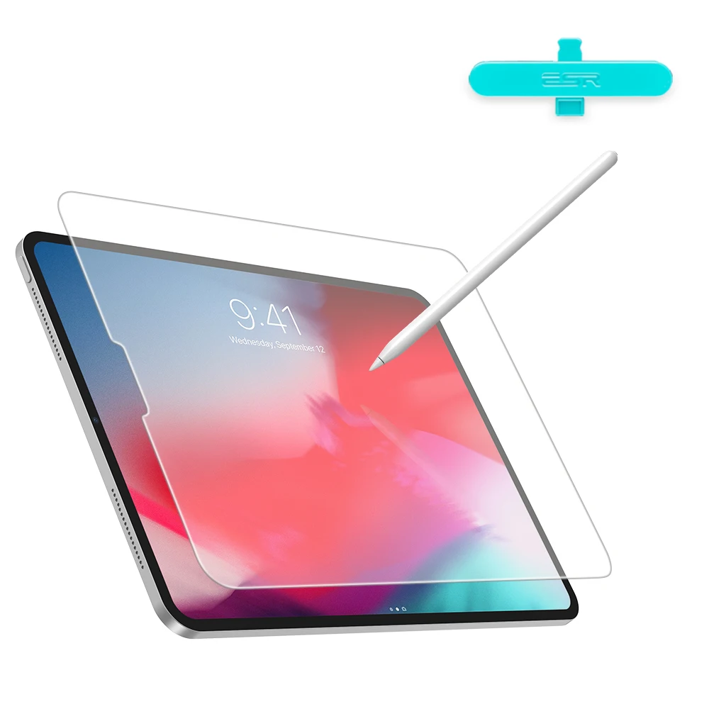 ESR бумажный протектор экрана для iPad Pro 12,9 поддерживает Apple Pencil Антибликовая матовая ПЭТ-пленка для iPad Pro 12,9 - Цвет: 1 PC