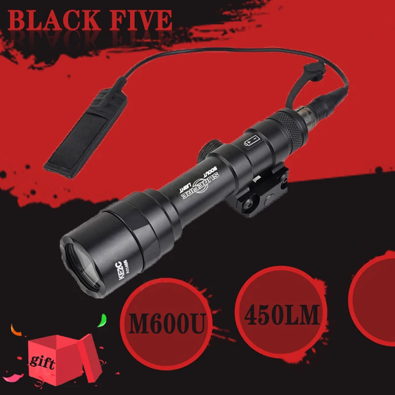 Элемент M600U Scout свет СВЕТОДИОДНЫЕ 500 Люмен СИД CREE XP-G R5 Пистолет Фонарик Полная Версия Охота Пистолет Водонепроницаемый Факел БЫВШИХ 356