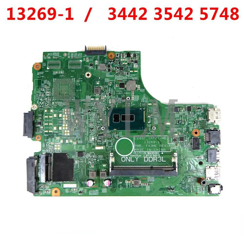 

For 3542 3543 3442 3443 CN-08311V 08311V PWB FX3MC REV A00 Laptop Motherboard SR215 3205U DDR3 100% fully tested OK