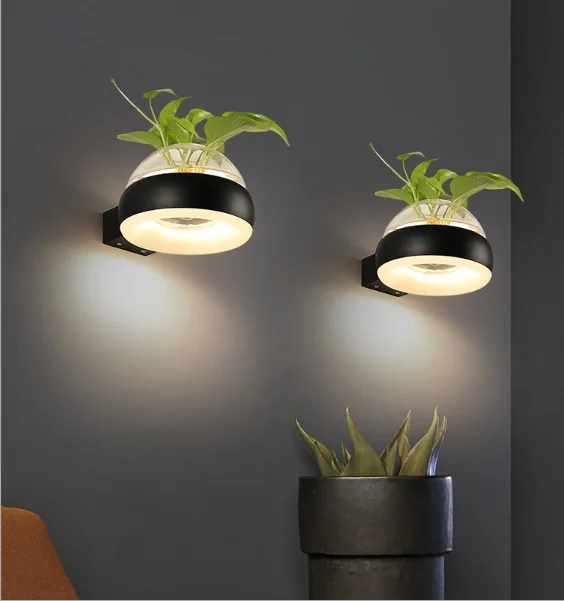 Декоративная настенная лампа в скандинавском стиле современный светильник для