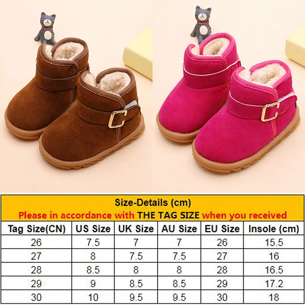 Зимняя теплая детская обувь с низким берцем водонепроницаемые ботинки для