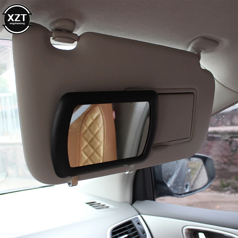 Зеркало для салона автомобиля, зеркало для макияжа, солнцезащитный козырек, высокий прозрачный интерьер, зеркало HD 170*110 мм, автомобильное зе...