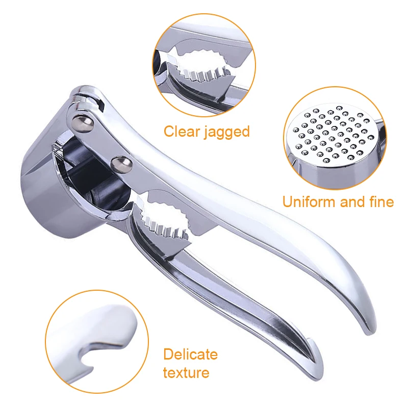 

1pcs Portable Garlic Press Crusher Kitchen Cooking Vegetables Ginger Squeezer Masher Handheld Ginger Mincer Tools