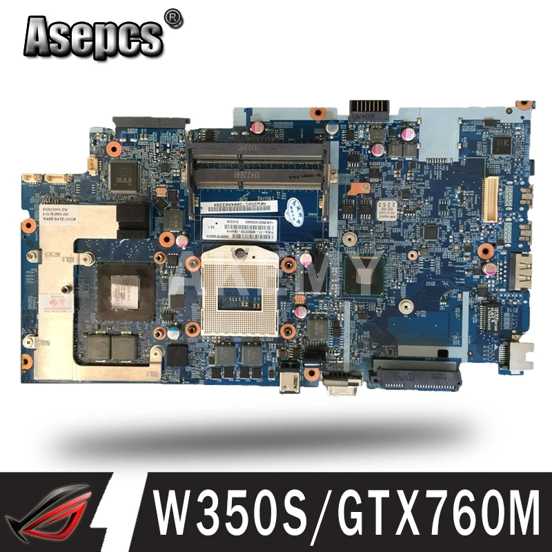 6-71-W35S0-D04 6-77-W355ST00-D04 для W350S W370S K760C K650C W350ST W355ST Тетрадь материнская плата GTX760M HM87 100%