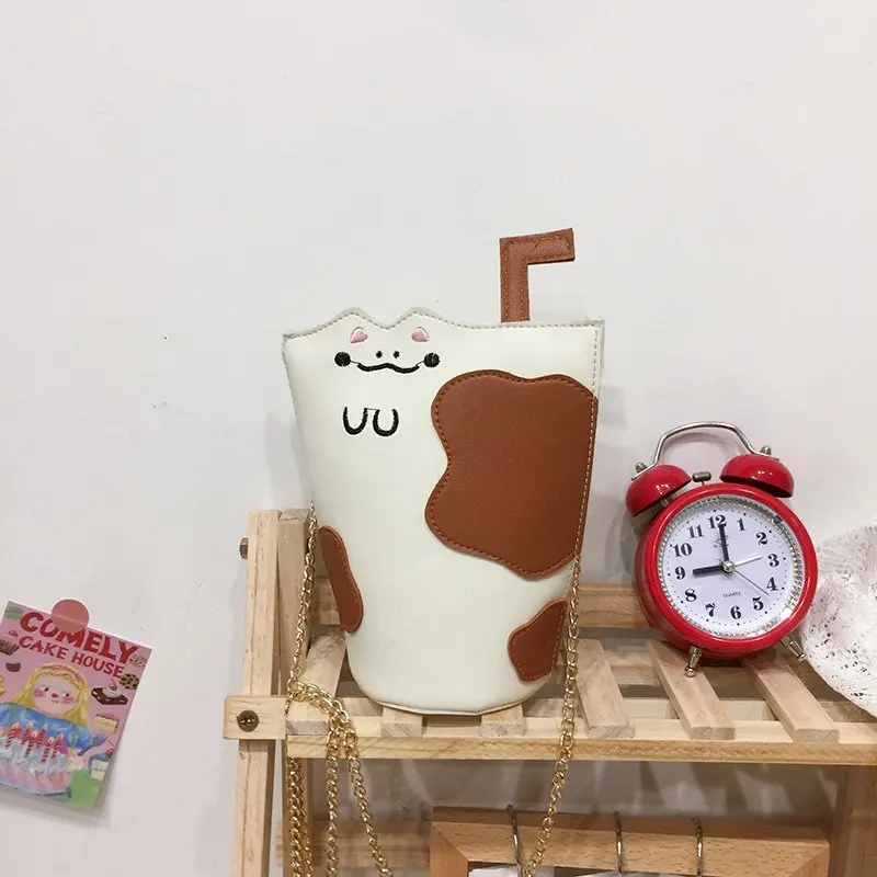 

Модная Изысканная маленькая сумка, повседневная женская сумка-мессенджер, сумка на плечо, женская кожаная Милая женская сумка с коровьим пр...