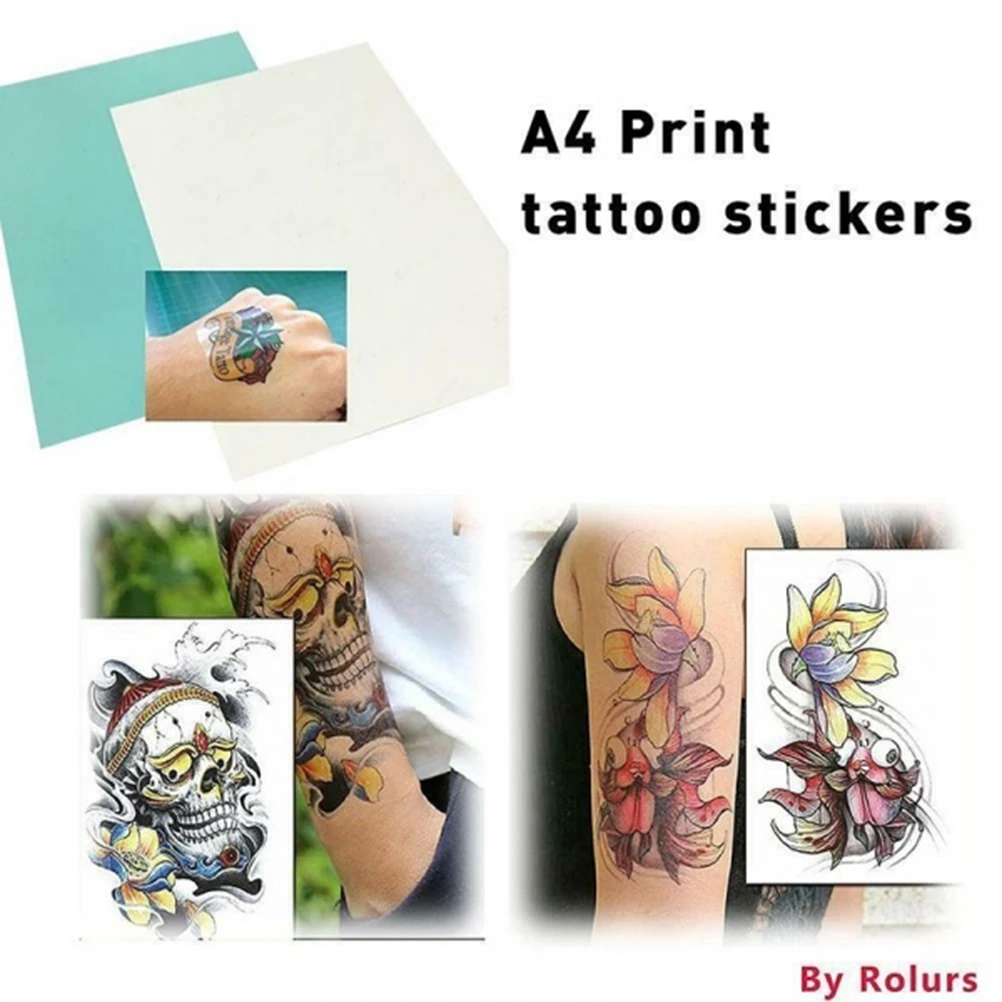 A4 Temporary Tattoo DIY Printing Paper Transfer Decal Papers for Inkjet Printer