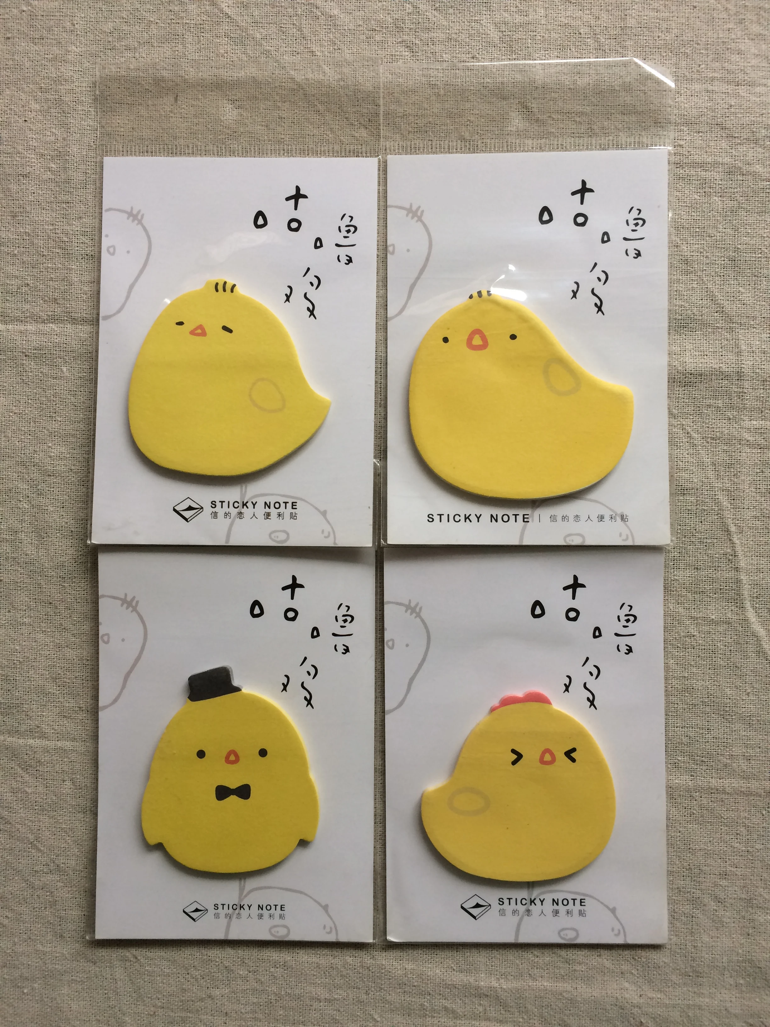 Стикеры для заметок счастливой курицы (1 упаковка) | Канцтовары офиса и дома