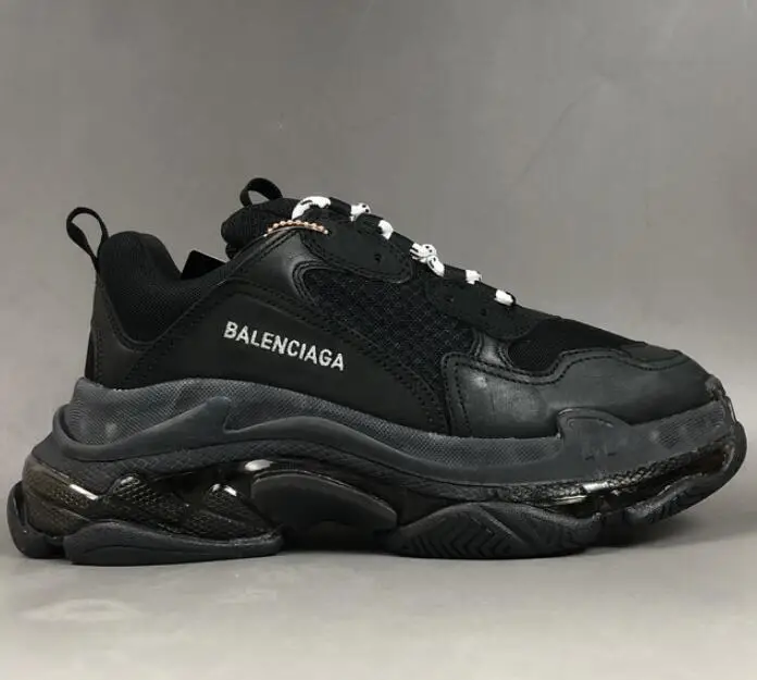 

2020 NEW BalAnciaga- Triple S Clear sun glasses Black shoes Women Dad Clear sun White Trainers Fashion Neon Green sneakers 02
